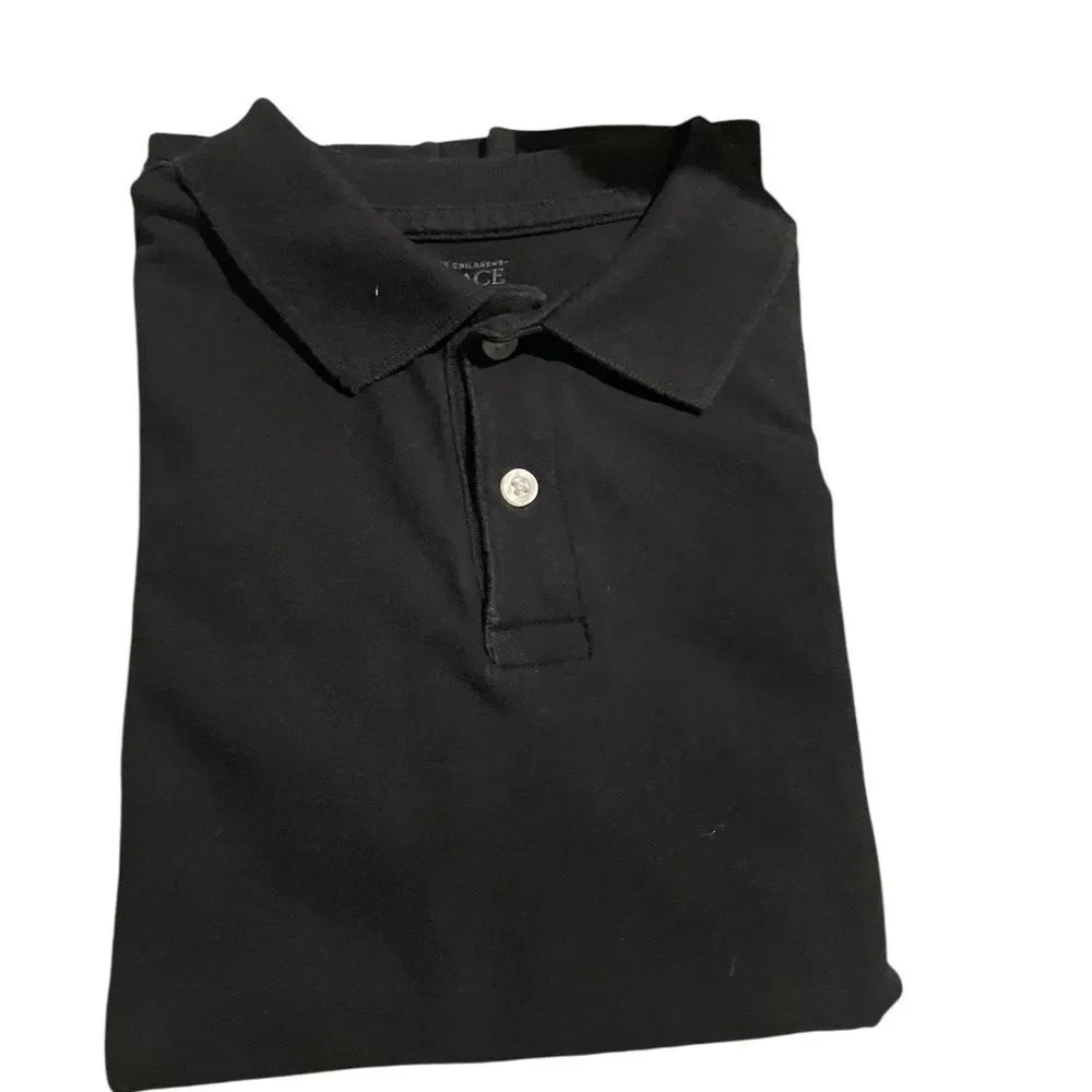The children’s places Classic Black Polo Shirt size XL 14